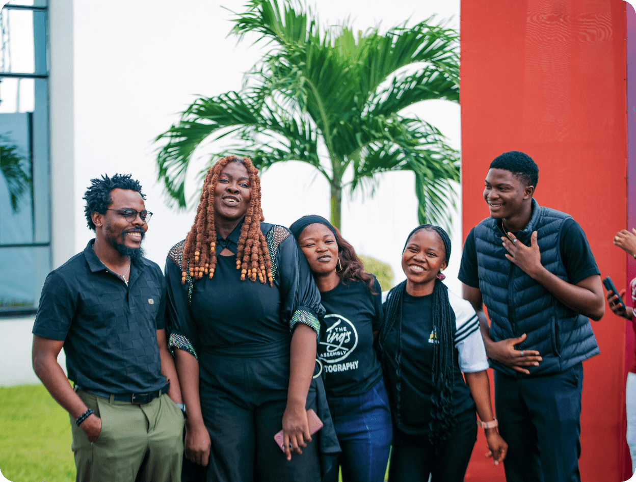 The Ajola team working together